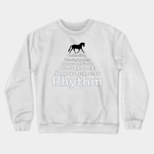 Dressage Training Pyramid Crewneck Sweatshirt